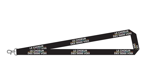 TOUR DE COU LE CHOEUR DES 15000 VOIX