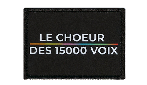 PATCH LE CHOEUR DES 15000 VOIX